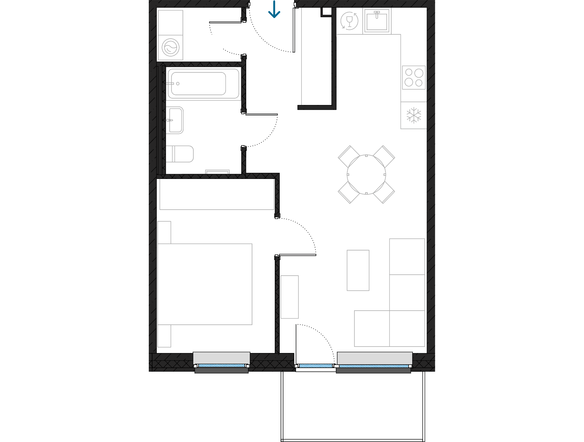 2B-1a floorplan